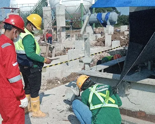 Compressor Machine Foundation - PLTGU Jawa Power 1 Cimalaya Karawang